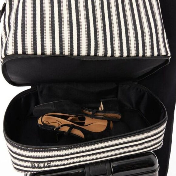 BEIS Mini Weekender β Black Stripe | NWT Limited Edition, Sold Out - Picture 5 of 15